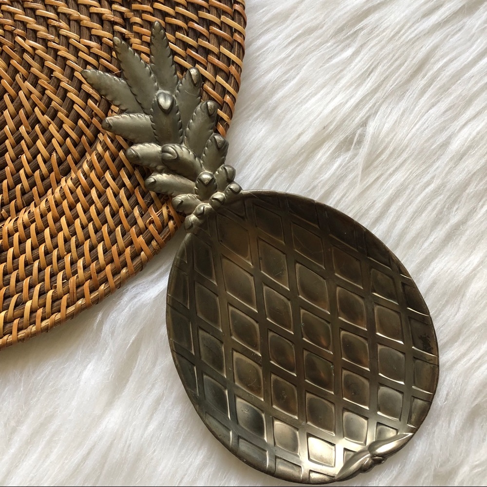 Vintage Silver Pineapple Tray